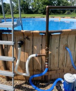 GAME 4560 40mm Hose to 1 1/2 Inch Inlet/Outlet, Adapter Conversion Kit (For Intex & Bestway Pools), 2 Count (Pack of 1) ,Grey 41 81QZkQ41jPL