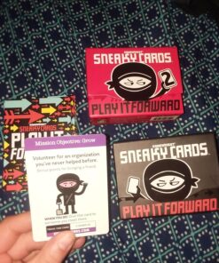 Gamewright Sneaky Cards Card Game, Multi-colored, 5" 5" 16 81QaKYtg94L
