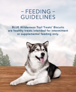Blue Buffalo Wilderness Trail Treats High Protein Grain Free Crunchy Dog Treats Biscuits, Duck Recipe 10-oz Bag 10 Ounce (Pack of 1) 21 81QaOUZb27L