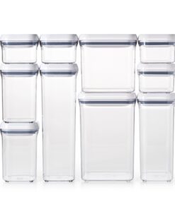 OXO Good Grips 10-Piece Airtight Food Storage POP Container Value Set, Standard Packaging,White,10 Piece 23 81QaycNvLOL