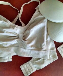 HOFISH 3PACK Full Bust Seamless Nursing Maternity Bras Bralette S-XXL with Extra Bra Extenders & Clips Medium Blackbeigepink 54 81Qbjqyj0AL