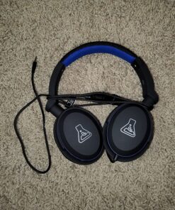 OONOL Gaming Headphones, Rotated Earmuffs, Retractable Microphone, Bass Sound, On Ear Wired Noise Cancelling Headset for PC, PS4, PS5, Xbox One, Switch, Laptop, 3.5MM Jack (Black) Black 30 81QcEINcWXL