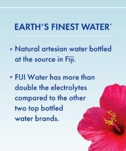 FIJI Natural Artesian Bottled Water 700 mL / 23.7 Fl Ounce (Pack of 12) - Sports Cap 26 81QcFdEOQdL