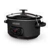 BLACK+DECKER 7-Quart Digital Slow Cooker with Chalkboard Surface, Slate, SCD4007 55 81QcIhNfoVL