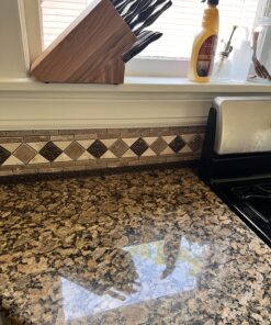 Granite Gold Polish Spray, Streak-Free Shine for Granite, Quartz, Marble, Travertine, Natural Stone Countertops, 24 Fl Oz (Pack of 1) 24 Fl Oz (Pack of 1) 32 81QcKuCDwL