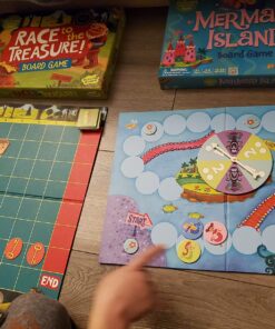 Peaceable Kingdom Mermaid Island Award Winning Cooperative Board Game for 2 to 6 Kids Ages 5+ Limited edition 23 81QdV3Okd9L