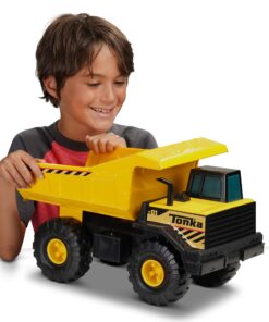 Alternative view of Funrise Tonka Steel Mighty Dump Truck, Yellow, Black, 10.25" x 16.75" x 7.75" (902050AZ01) Single Frustration-Free Packaging