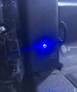 Ulincos Latching Pushbutton Switch U19C1 1NO1NC SPDT ON/Off Black Metal Shell with Blue LED Suitable for 19mm 3/4" Mounting Hole (Blue) Blue LED with Black 33 81Qf4HMt L