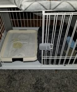 IRIS USA Small Pet Training Pad Holder, Dark Gray 17"x17" 45 81Qf7LBWjfL