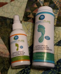 Rocket Pure Natural Shoe Deodorizer Spray & Foot Spray - Shoe Spray Deodorizer, Foot Spray Odor Eliminator Spray, Shoe Odor Eliminator, Foot Deodorant, Foot Odor Shoe Freshener (Mint, 4oz) 4 Fl Oz (Pack of 1) 26 81QfGjbtLHL