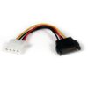 StarTech.com 6in SATA to LP4 Power Cable Adapter - F/M - Power adapter - SATA power (M) to 4 pin internal power (F) - 5.9 in - black - LP4SATAFM6IN 6 inch SATA to Molex LP4 Power 13 81QfOUWY5IL