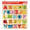 Hape Wooden Alphabet Puzzle| Wooden ABC Letters Colorful Educational Learning Puzzle Toy Board for Toddlers 43 81QfXOGqYeL