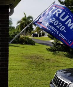 Front Line Flags Flag Pole: 6' Ft Silver Aluminum Flagpole | Spinning and Tangle-Free | Heavy Duty | Wind Resistant and Rust Free Silver Wall Mount Flag Pole P/N FL6S 6ft Silver (Pole Only) 40 81QgIC0TXAL