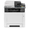 Kyocera ECOSYS MA2100cwfx, 22ppm Copy/Scan/Print/Fax Color Laser MFP. Standard 1200dpi, ADF, 5-Line LCD & Hard Key Control Panel, Duplex 9 81QhDYtxfuL