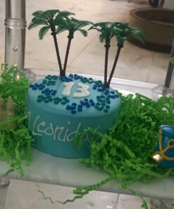 DecoSet® Beach Chair and Umbrella Tropical Beach Cake Decoration, 6 Piece Cake Topper Set, Palm Trees, Deck Chair, Beach Umbrella, Sand Castle and Bucket, Food Safe, Beach Chair & Umbrella DecoSet 32 81Qi5iIUrBL 2