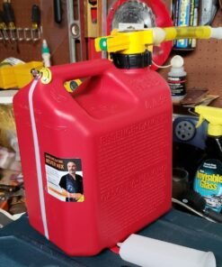 No-Spill Stens 2 1/2 Gallon Fuel Can 765-102 For No-Spill 1405, 765-102, 11.75" x 8" x 10"", Red 33 81QjHYT5ZBL