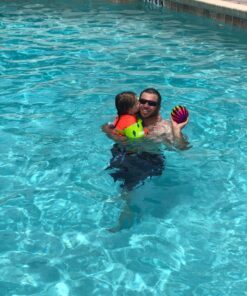 Watermelon Ball The Original Pool Toys for Kids Ages 8-12 - 6.5 inch Pool Ball for Teens, Adults, Family - Pool Games, Pool Toys, Fun Swimming Pool Games, Water Football, Diving and Beach Ball Play 25 81Qk MJBHVL