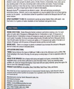 Mosquito Barrier Natural Outdoor Insect & Pest Repellent Spray - 1 Gallon 6 81QlIvi67L 1