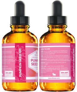 Leven Rose Pumpkin Seed Oil for Hair Growth 1 oz, 100% Pure Pumpkin Seeds Oil for Skin and Nails - Natural Pumpkin Seed Extract for Moisturizing Scalp, Dry and Rough Skin 1 Fl Oz (Pack of 1) 16 81QmPratd L