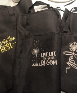 NOBONDO 12 Pack Bib Apron - Unisex Black Apron Bulk with 2 Roomy Pockets Machine Washable for Kitchen Crafting BBQ Drawing 37 81QmuaSLpeL