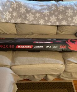 Umarex unisex adult Ruger Blackhawk .177 Caliber Pellet Gun with 4x32mm Scope Air Rifle, Black, Large US 40 81Qn2cZMMsL