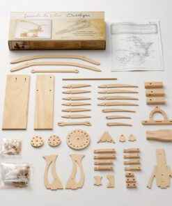 Alternative view of Pathfinders Leonardo Davinci Ornithopter Wood Kit