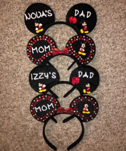 NiuZaiz Set of 12 Mouse Ears Headbands Christmas Party Favors Black 17 81Qo4rfkyyL