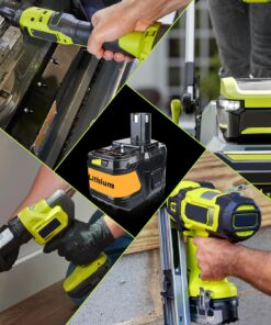 VINIDA 2Pack 18V 9.0Ah High Capacity Replacement for Ryobi 18V Battery Lithium P108 P105 P102 P103 P107 P109 P104 P122 Cordless Tools Battery Pack 13 81QqGwi22nL