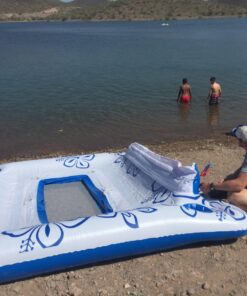 CoolerZ Tropical Breeze II Inflatable Floating Island 28 81QrObOgOFL