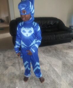 Disguise Catboy Costume for Kids, Official PJ Masks Costume Jumpsuit Toddler Large (4-6) 27 81QrouMDsmL