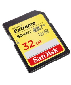 Alternative view of SanDisk 32GB Extreme SDHC UHS-I Memory Card - 90MB/s, C10, U3, V30, 4K UHD, SD Card - SDSDXVE-032G-GNCIN