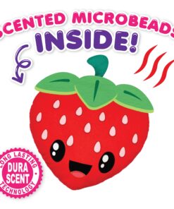 Scentco Smillows - Gourmet Scented Stuffed Plush Pillows (Strawberry) - Accent, Throw, Decorative Pillows - Kids Room Decor, Gift for Kids Strawberry 8 81QtxTp5jL