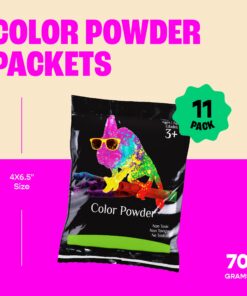Alternative view of Chameleon Colors Color Powder 70 Gram Individual Packets, 10 Pack Plus Bonus White, Perfect for 3-5 People, Red, Yellow, Blue, Orange, Purple, Pink, Navy, Magenta, Aquamarine, and Green Powder 2.46 Ounce (Pack of 10)