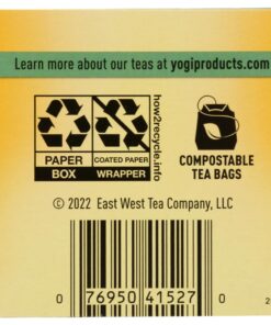 Yogi Tea, Egyptian Licorice Mint, 16 Count 16 Count (Pack of 1) 17 81QuZaJ6izL