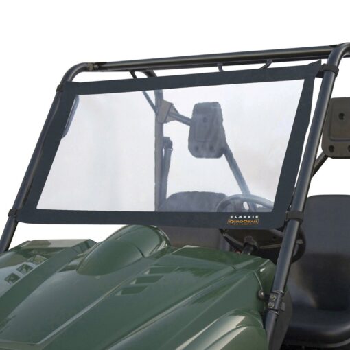 Classic Accessories QuadGear UTV Front/Rear Windshield, Fits Polaris Ranger '02 - '08 models, Black Fits Polaris Ranger '02-'08 models