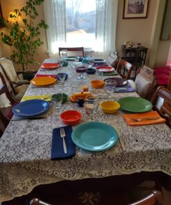 COTTON CRAFT Multicolor Cloth Napkins - Set of 12 Pure Cotton Everyday Lunch Dinner Napkin - Spring Summer Fall Holiday Birthday Party Gift - Soft Washable Absorbent Reusable Napkin - Oversized 20x20 12 Pack -20x20 Inch 40 81QwJ TGJUL