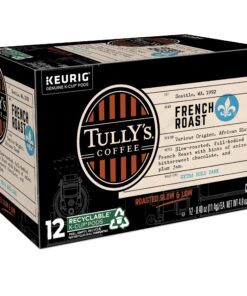 Tully's Coffee French Roast Keurig Single-Serve K-Cup Pods, Dark Roast Coffee, 72 Count (6 Packs of 12) 32 81QwKt3VJDL 1
