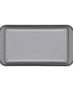 Farberware Bakeware Meatloaf/Nonstick Baking Loaf Pan Set, Two 9-Inch x 5-Inch, Gray Two 9-Inch x 5-Inch Loaf Pans 32 81QwazL90ML