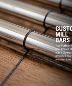 TreeWorks Chimes Energy Chime with Mallet for Meditation, Sound Healing or Yoga, 3 Notes –– Made in U.S.A. –– Long Resonance with Brilliant Tone, Solid Tennessee Hardwood Mantle (TRE420) three tone 11 81Qx1ehubDL