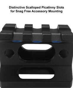 3-slot Slim Picatinny Short Riser Mount 1" High, 3 Slots, Black 29 81QxPws3xZL