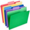 Colored File Folders - Colored Folders - Colored File Folders Letter Size - File Folders - File Folders Letter Size - Color File Folders - Color Folders - (30 Pack, 8.5 x 11", 1/3 Cut Tabs, 5 Colors) 30 Pack
