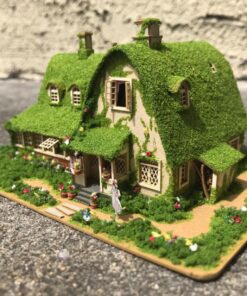 Totoro 1/150 Studio Ghibli Series Kiki's Delivery Service Kiki and Gigi's House (Okino House) MK07-22 Paper Craft 59 81QzoLXsHLL