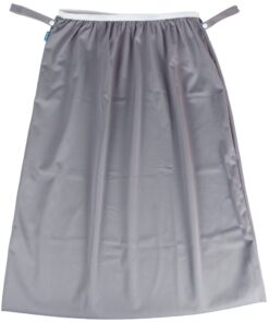 Alternative view of Teamoy (2 Pack) Reusable Pail Liner for Cloth Diaper/Dirty Diapers Wet Bag, Gray Chevron+Slate 2 Count (Pack of 1)