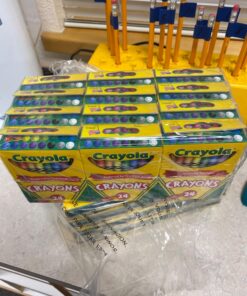 Crayola Crayons Bulk, 24 Crayon Packs with 24 Assorted Colors, School Supplies 41 81R IIKUwL