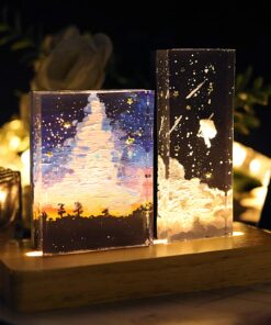 LET'S RESIN Epoxy Resin Molds, Resin Casting Molds Silicone Square Ball Molds 9PCS Different Sizes,Silicone Resin Molds for Resin Jewelry,Specimen DIY 22 81R SPPWQ4L