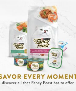 Purina Fancy Feast Limited Ingredient Wet Cat Food Complement, Broths - (16) 1.4 oz. Pouches Tuna, Shrimp & Whitefish 1.40 Ounce (Pack of 16) Standard Packaging 20 81R0XSKrqcL