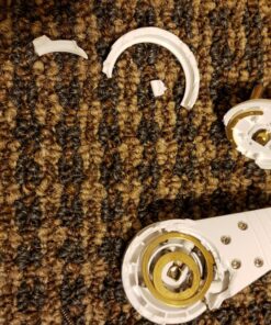 Maximm Cable 3 Ft 360° Rotating Flat Plug Extension Cord/Wire, 16 AWG Multi 3 Outlet Extension Wire, 3 Prong Grounded Wire - White - UL Certified 3 Feet 41 81R207ilW6L