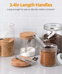 Measuring Spoons: U-Taste 18/8 Stainless Steel Spoons Set of 9 Piece: 1/16 tsp, 1/8 tsp, 1/4 tsp, 1/3 tsp, 1/2 tsp, 3/4 tsp, 1 tsp, 1/2 tbsp & 1 tbsp Dry and Liquid Ingredients XS-9 pcs 33 81R22rqRA0L