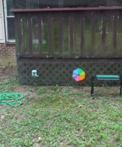 Ohuhu Garden Kneeler and Seat, Heavy Duty Garden Stool with EVA Foam Kneeling Pad, Foldable Gardening Bench with 2 Tool Pouches, 2-in-1 Portable Gardening Supplies, Idea Gifts for Women Men Seniors 65 81R2et44tiL