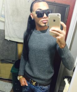 High Fashion Metal Chain Arm Flat Top Aviator Sunglasses (Shiny Black Gold) 34 81R2zrd0vL